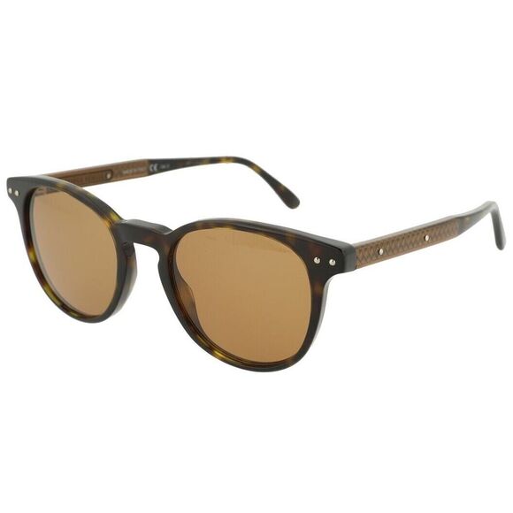 Brand New Authentic Bottega Veneta Sunglasses Black Frame With Box BV0128S